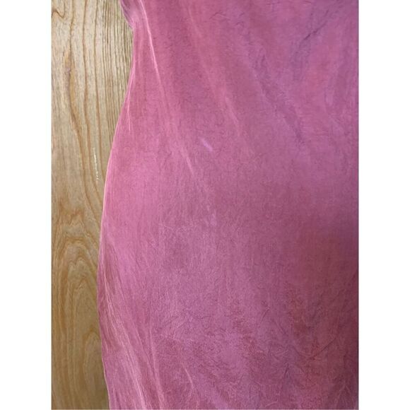 Anemos Square Neck Open Tie Back Dress Rust Brown Size‎ S - Picture 9 of 12